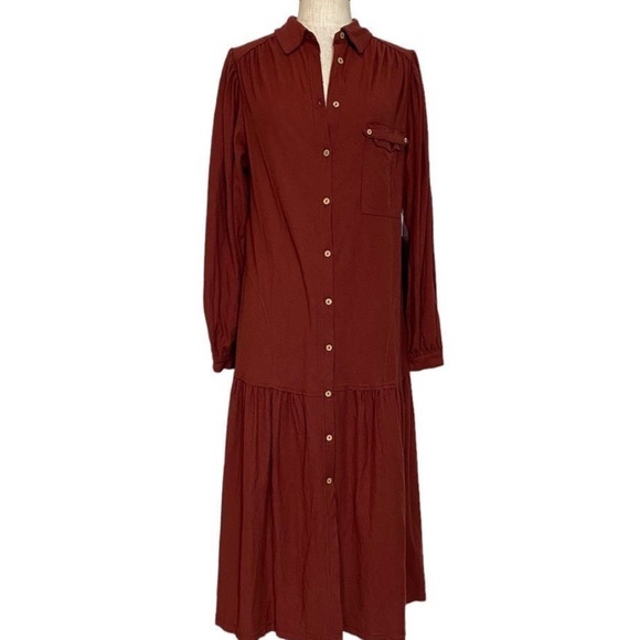 Lost in the 🔥 NWOT Free People FP Beach Shirt Dress - Picture 2 of 5